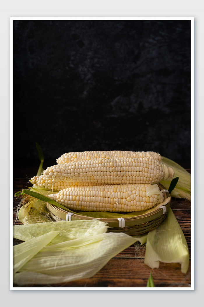 糯玉米五谷杂粮粗粮瘦身食材健康养身摄影图图片
