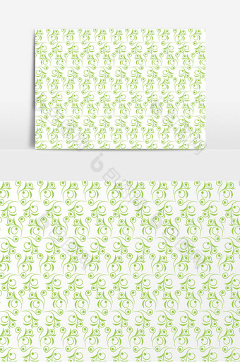 绿色壁纸花纹素材图片