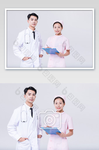 医生和护士职业形象展示图片