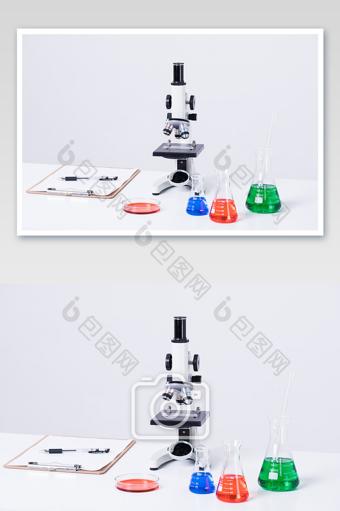 实验室多种实验仪器拍摄图片