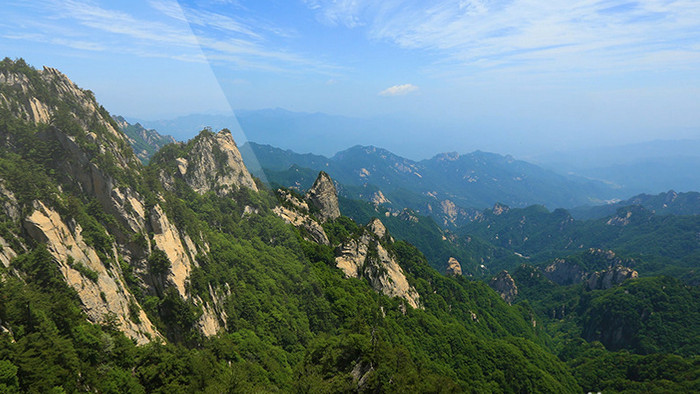 延时美丽中国风景尧山流云