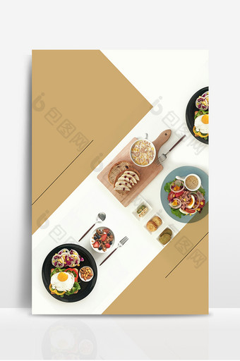 食物美食海报背景图片