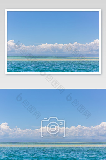 宁静东南亚印度尼西亚龙目岛白沙滩摄影图片