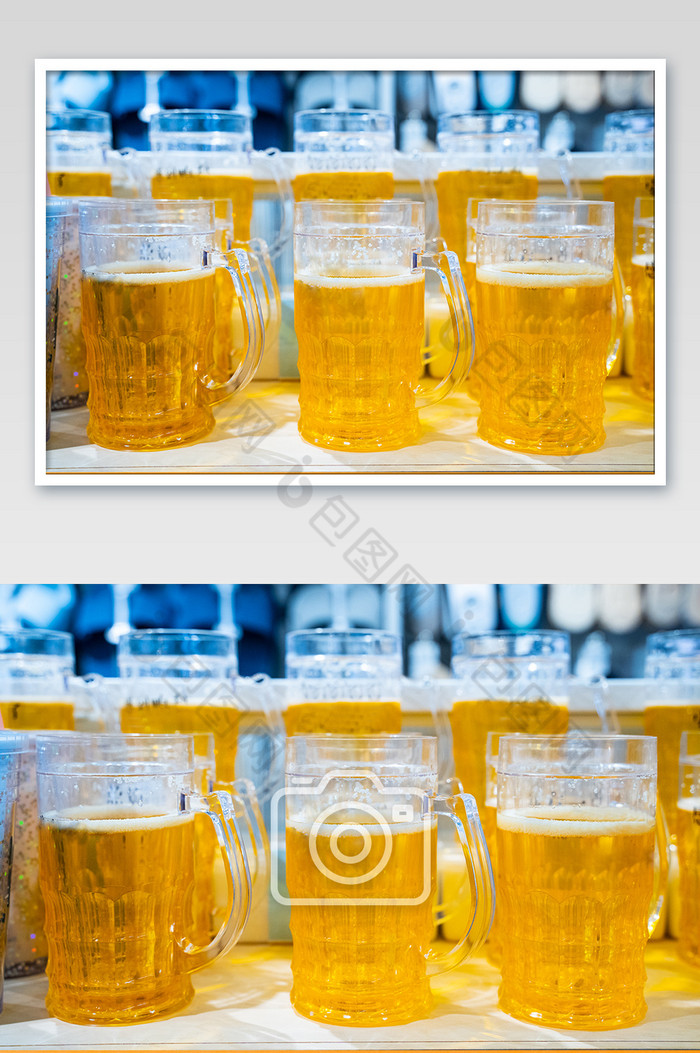 啤酒饮料夏日饮品黄金液体摄影图图片图片