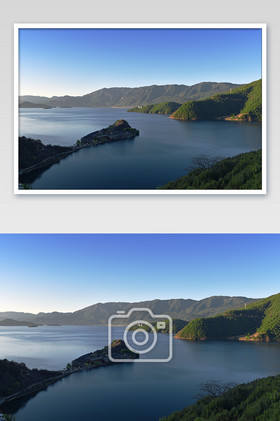 辽阔泸沽湖里格岛片