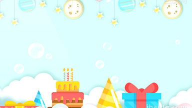 卡通场景动态背景