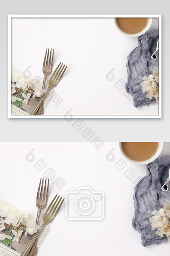 餐饮美食背景海报咖啡早餐p图素材图片