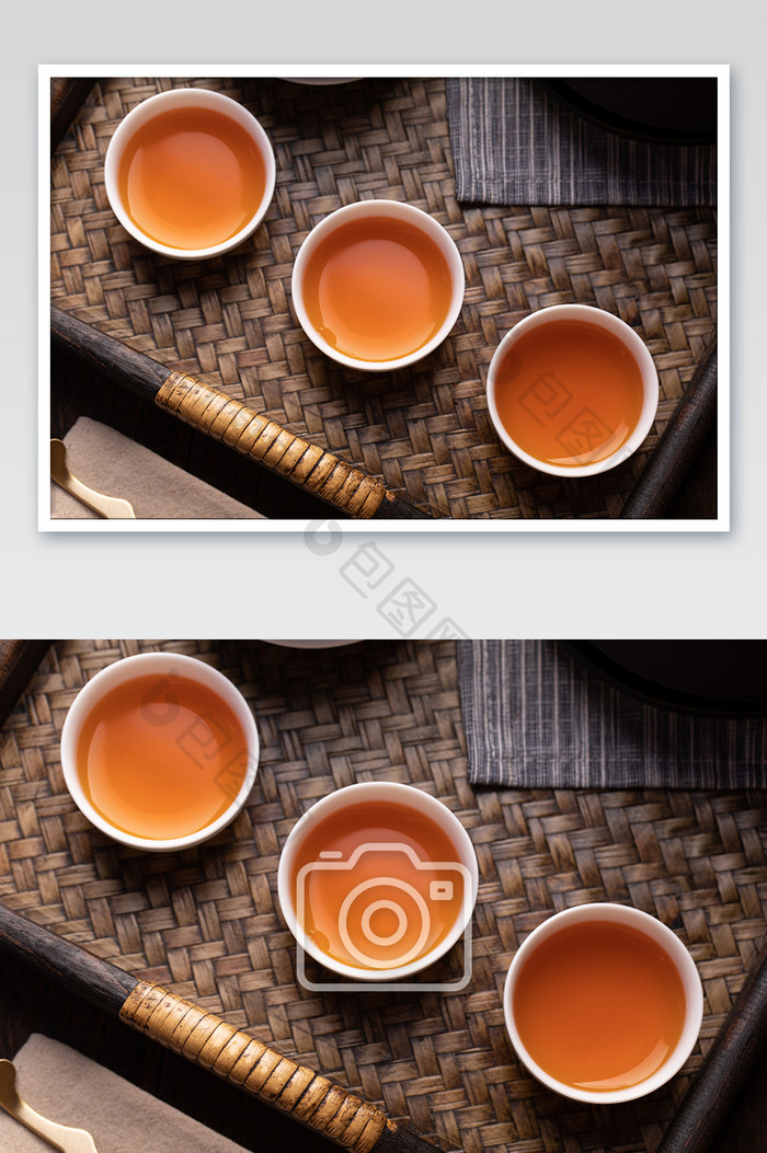高清茶叶茶汤普洱红茶青柑摄影图片