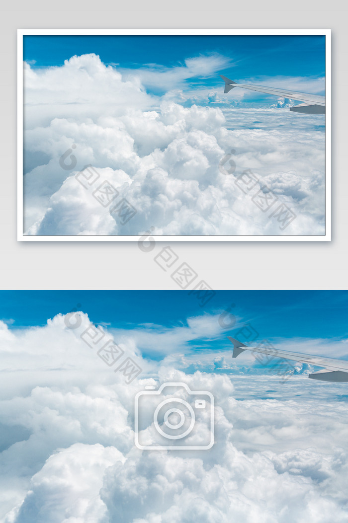 飞机窗外云朵云层图片图片