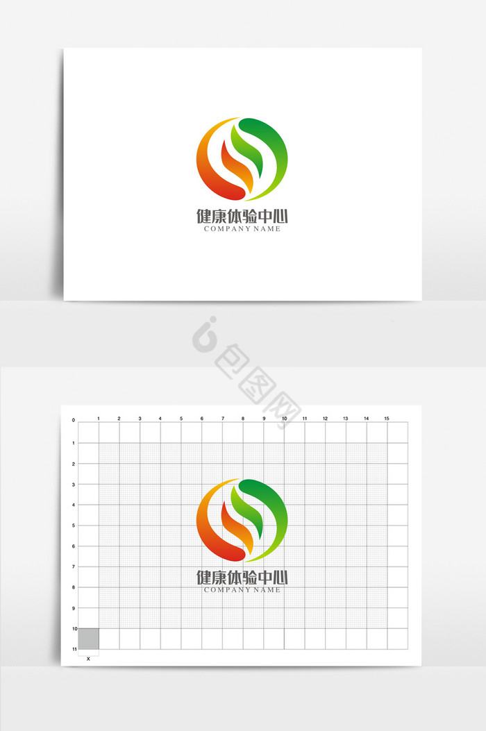 健康体检中心VI标志logo图片