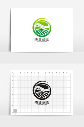 抽象农业VI标志logo设计