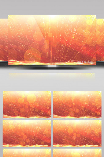 大气红金背景装饰素材AE模板图片