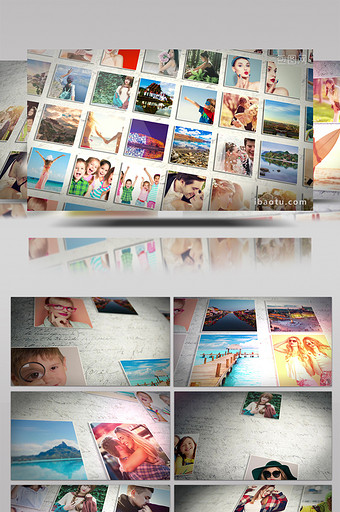 100张婚礼家庭旅游度假休闲照片墙图片