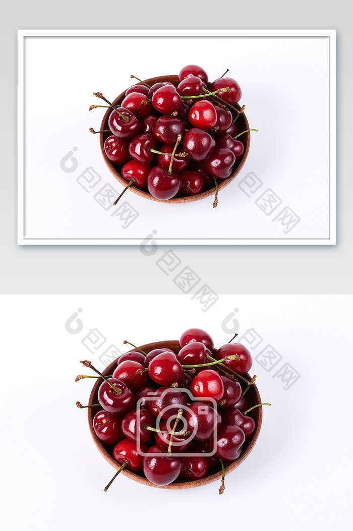 红色樱桃车厘子水果新鲜小碗美食摄影图片图片