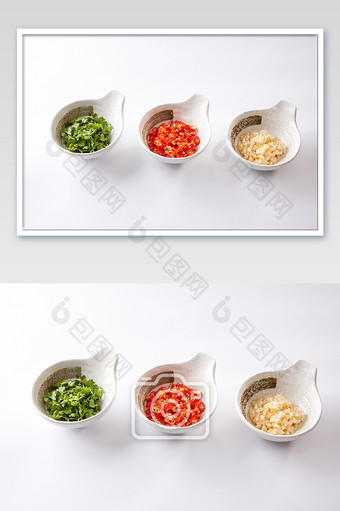 火锅中式餐饮食材火锅蘸料油碟海报摄影图图片