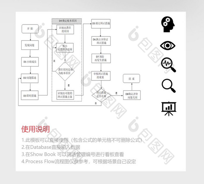 生产品质问题分析跟踪Excel模板