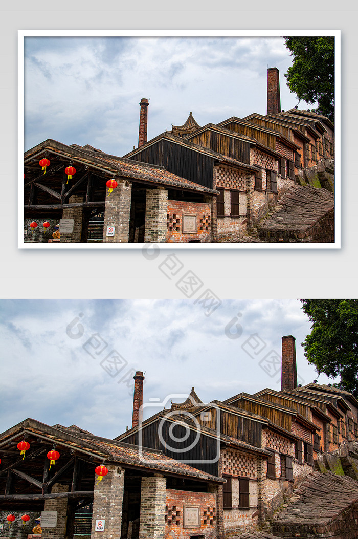 明代传承建筑南风古灶陶瓷窑洞摄影图图片图片