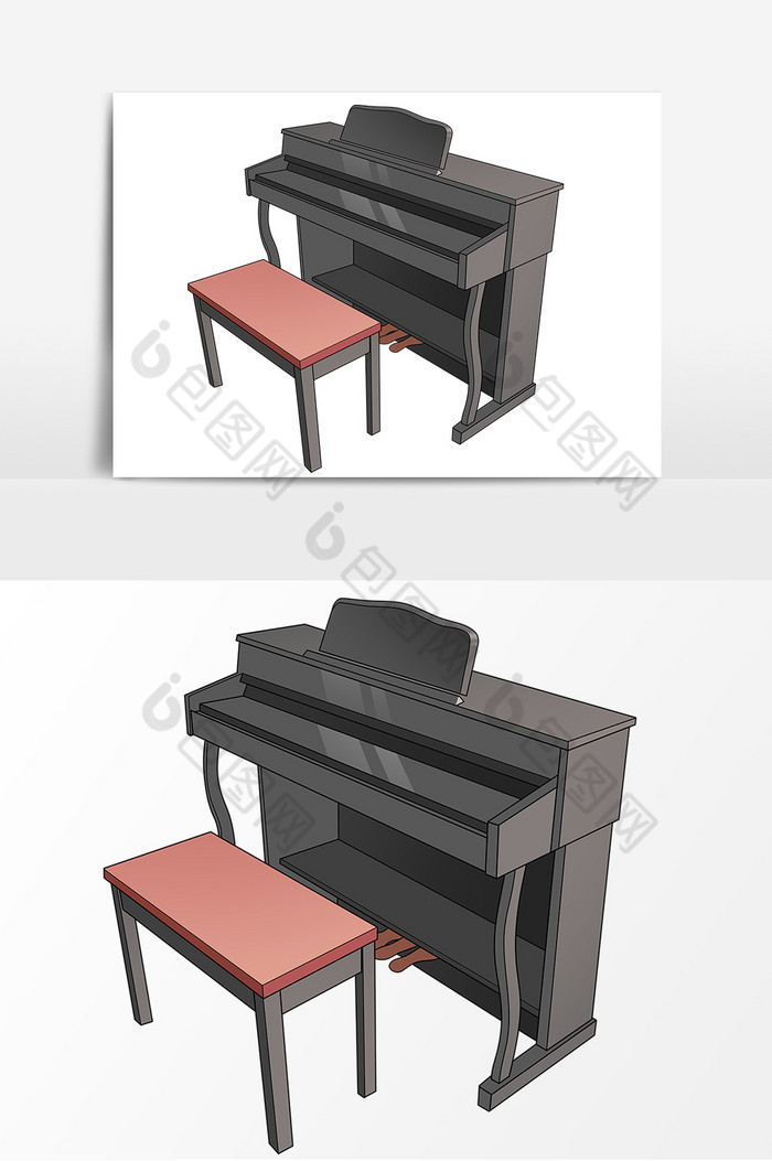 钢琴形象图片图片