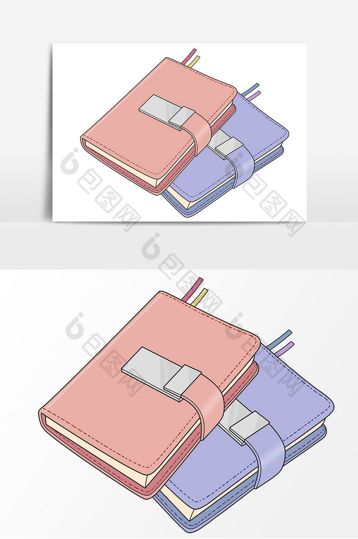 笔记本手绘元素形象