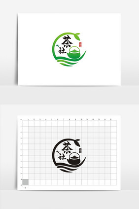 创意高端茶行VI标志logo设计