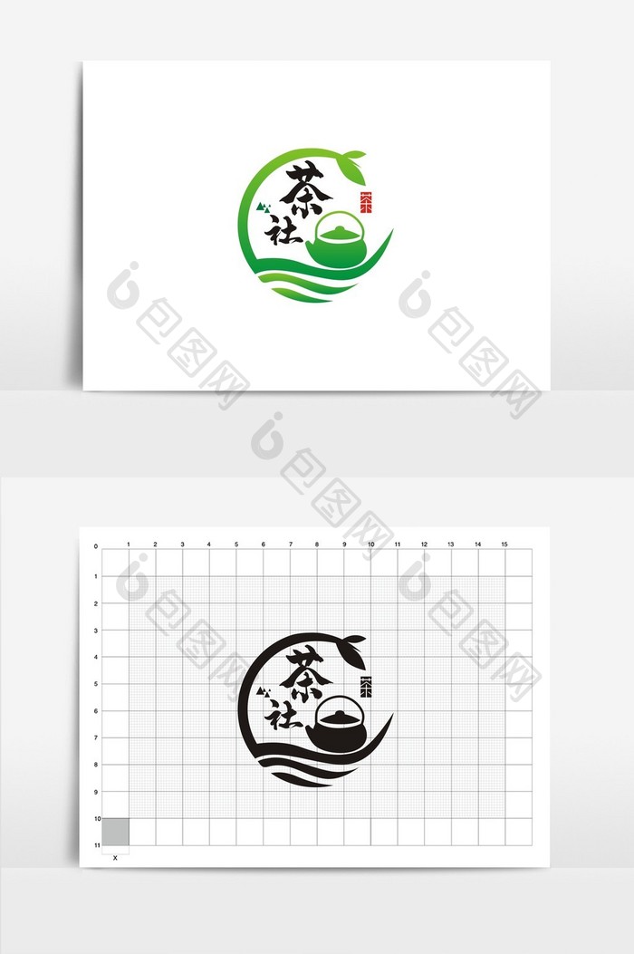 创意高端茶行VI标志logo设计
