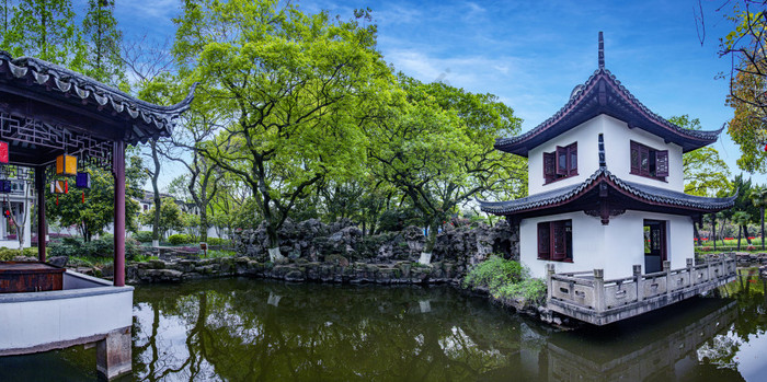 上海市青浦区朱家角古镇课植园藕香阁