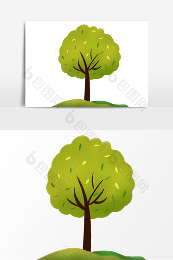 树植物图案形象元素图片