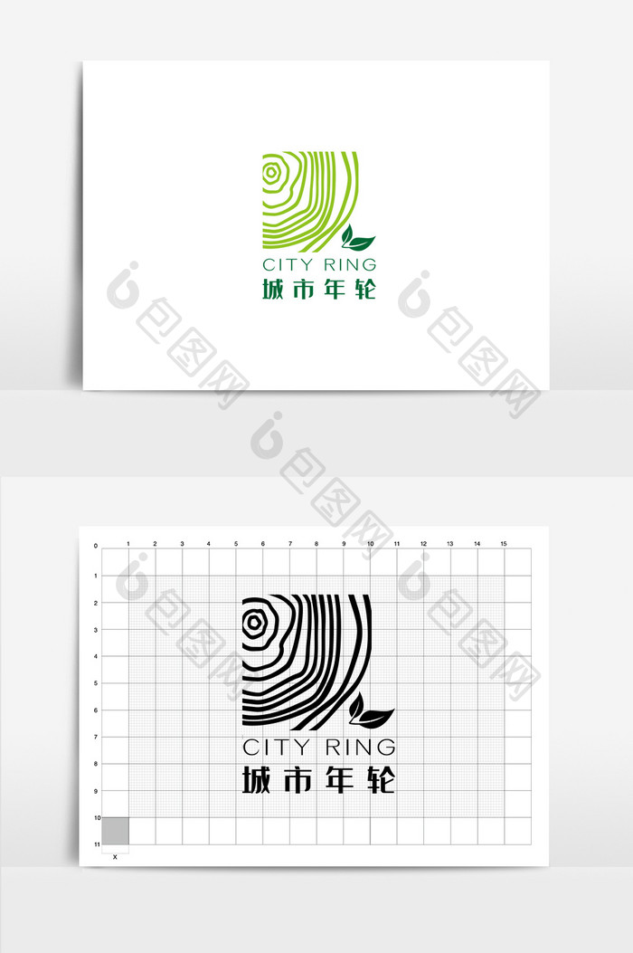 绿色环保行业VI设计绿色环保企业logo