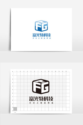 科技公司VI设计科技创新logo标志