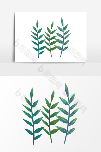 植物绿叶原创可商用元素图片