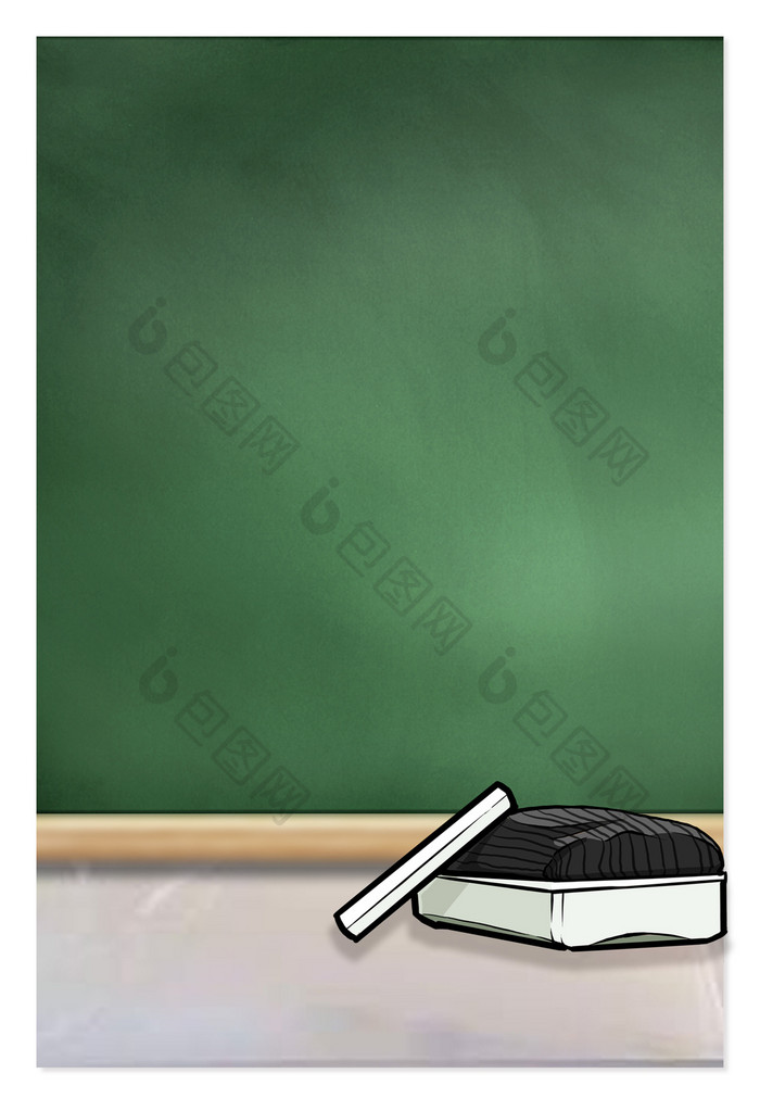 清新黑板粉笔教室课堂教师节背景