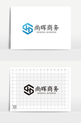 简约时尚大气商务通用logoVI模板