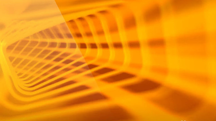 科技黄金线条幕布穿梭流动背景素材