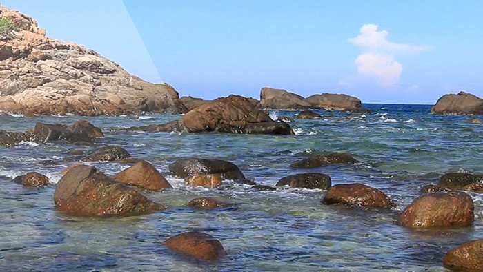 海南岛海边风景视频