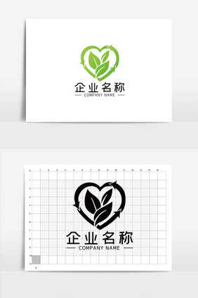 简约绿色环保LOGOVI模板