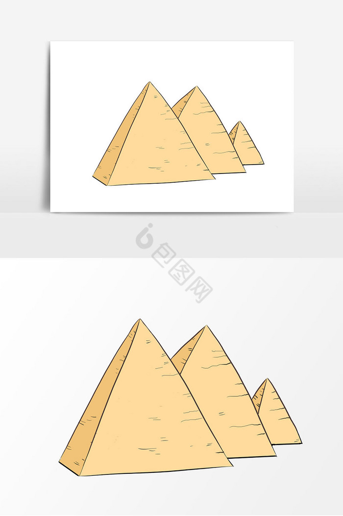 旅游金字塔图片