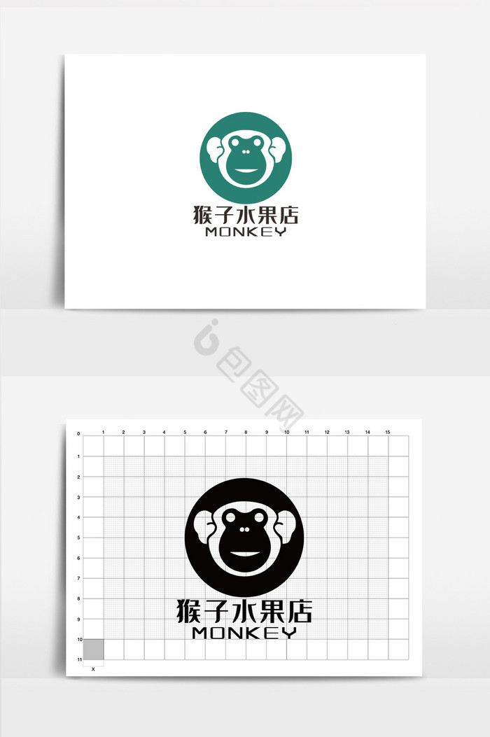 猴子水果店logovi图片