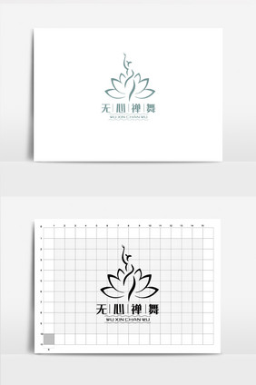 中式舞蹈教育logovi模板