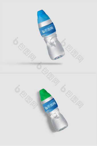 矿泉水瓶子塑料瓶子样机展示图片