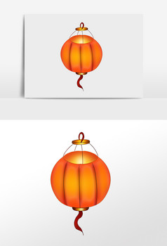 中秋节花灯灯笼插画图片