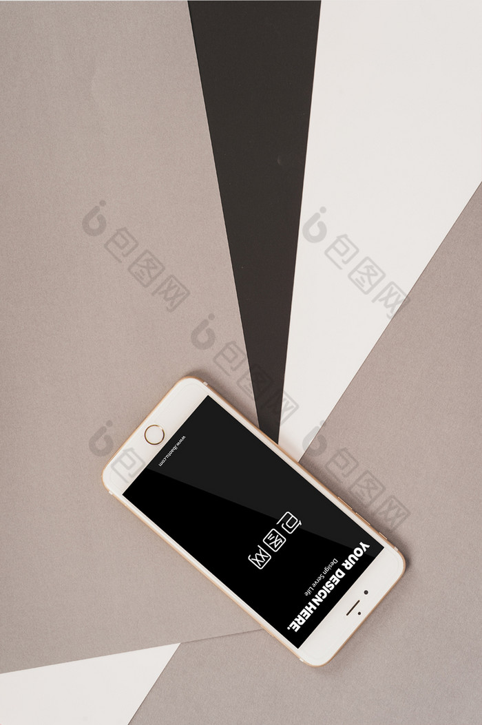 拼接黑白灰三色手机app图片图片
