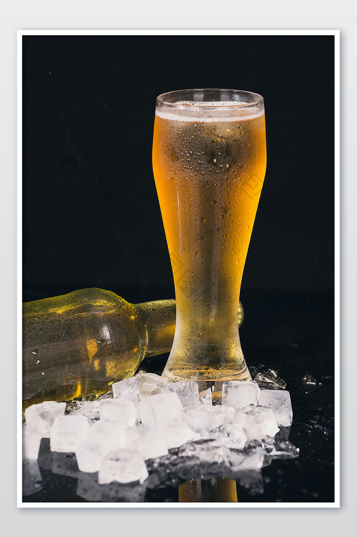 冰爽啤酒夏日饮品啤酒图片