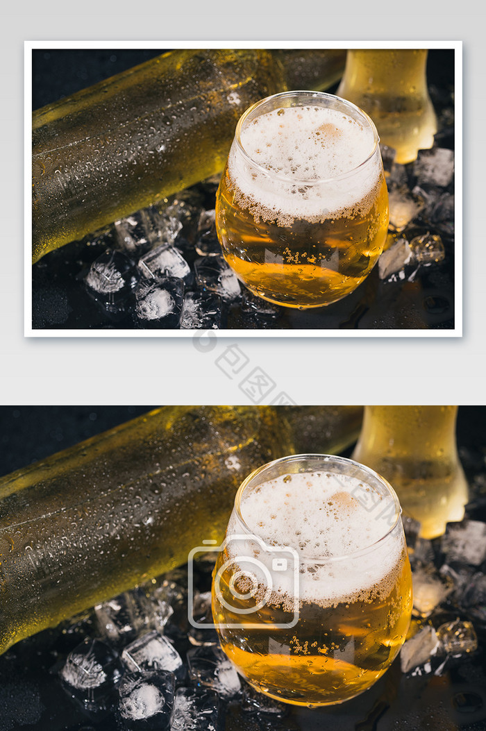 夏日饮品啤酒酒图片