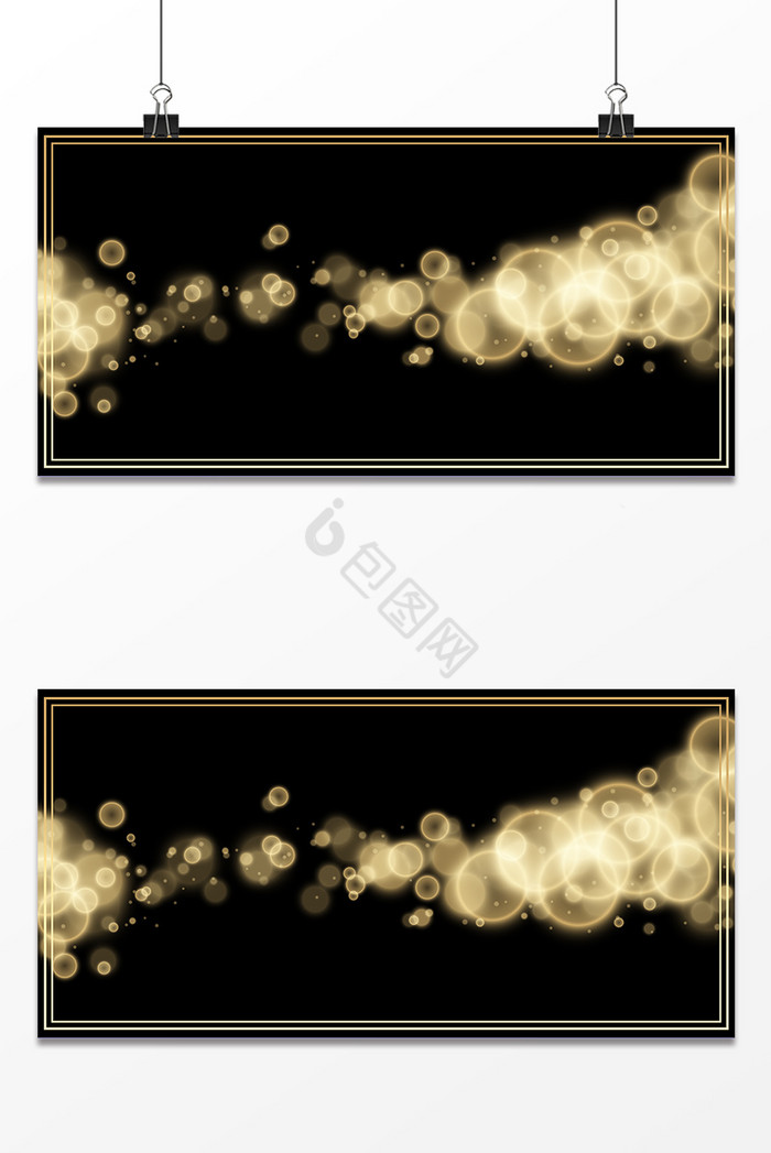 金色气泡光圈图片
