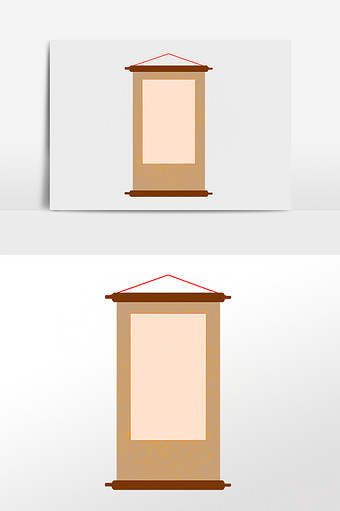 高清图片 画轴图片本素材所属分类为广告设计 ,主要用途为手绘卡通