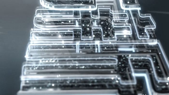 3D华丽透明水晶LOGO片头动画AE模板