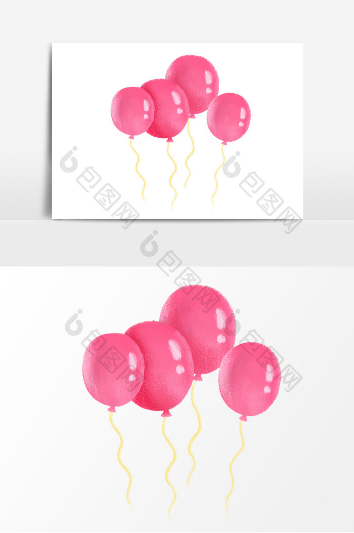 节日元素彩色气球