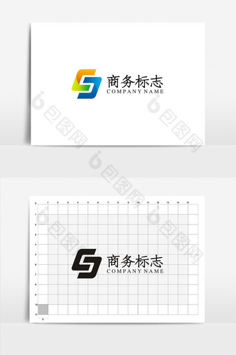 商务公司VI标志logo设计图片
