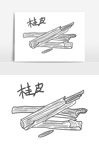 桂皮简笔画图片