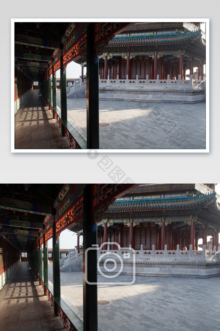 颐和园古建筑摄影图片